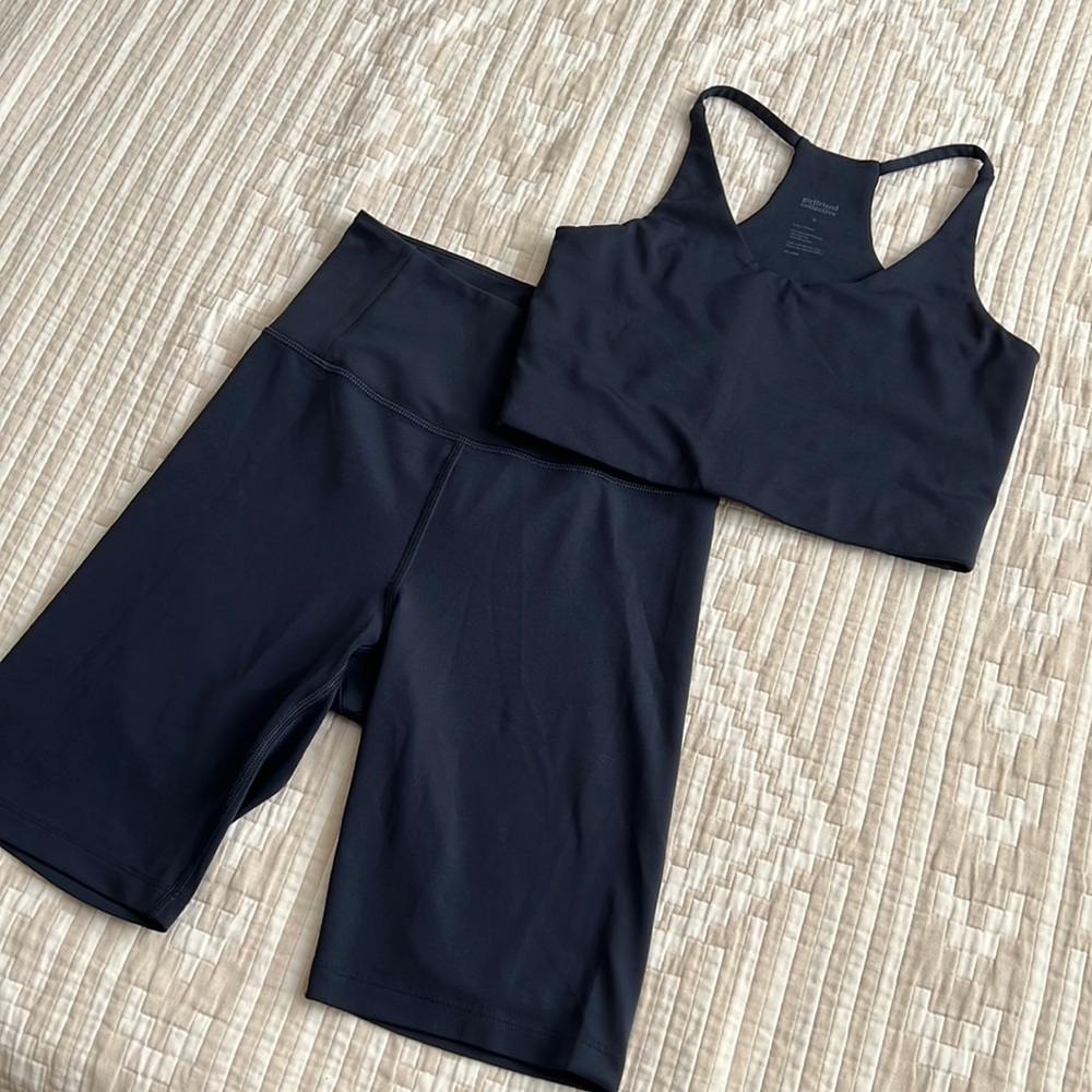Girlfriend Collective FLOAT Bike Short and Bra Set!
